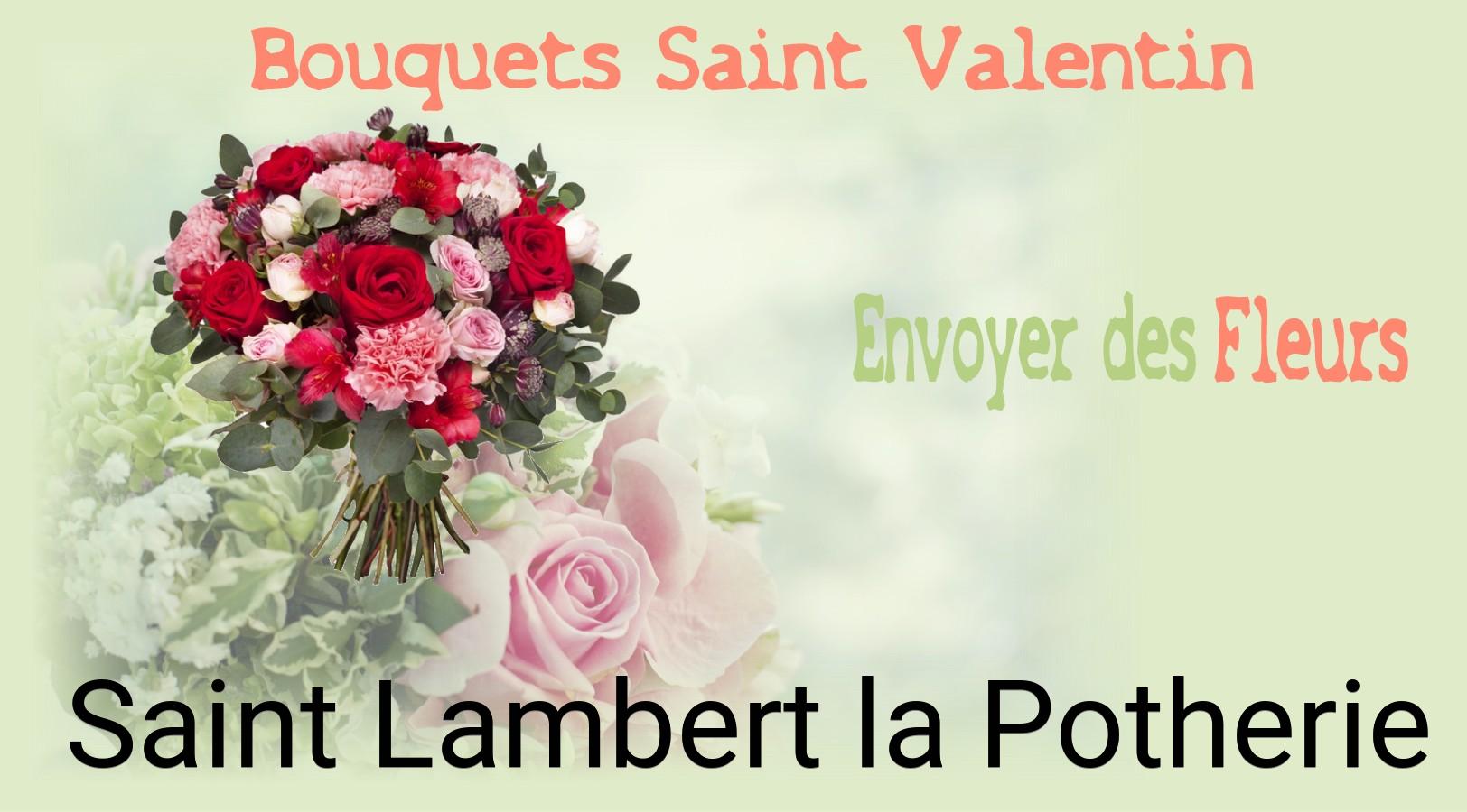 Roses de Saint-Valentin livrées à Saint-Lambert-la-Potherie